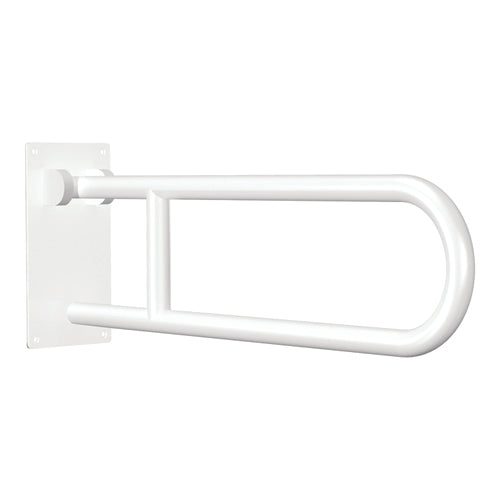 Flip-Up Grab Bar  White Powder Coat  Standard (Stand-Up Assists) - Img 1