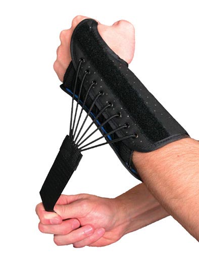 Wrist Splint w/Bungee Closure Right  Large (Wrist Braces & Supports) - Img 1