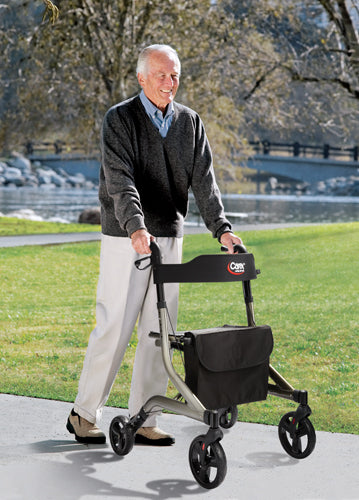 Crosstour Rolling Walker Rollator by Carex (Standard 4-Wheel Rollators) - Img 2