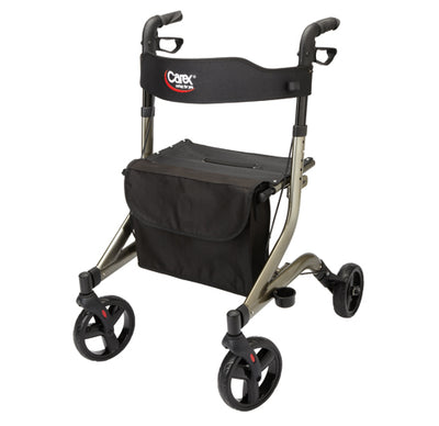 Crosstour Rolling Walker Rollator by Carex (Standard 4-Wheel Rollators) - Img 1