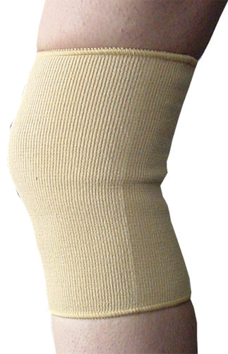 Elastic Knee Support  Beige Medium  16 -18 (Knee Supports &Braces) - Img 1