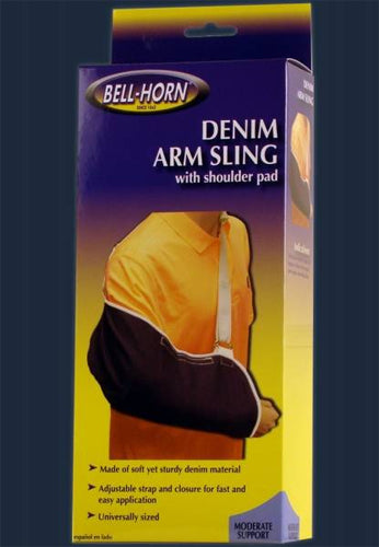 Arm Sling  Denim  w/ Shoulder Pad  Universal (Arm Sling/Shoulder Immobilizer) - Img 1