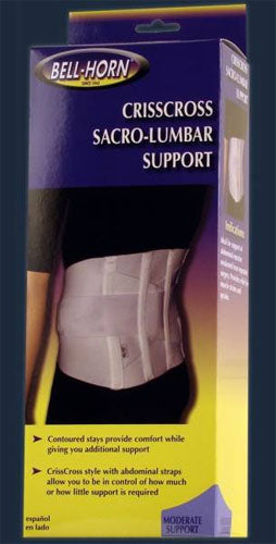 Criss Cross Sacro-Lumber Support  Extra Large 42  - 50 (Back Supports & Braces) - Img 1