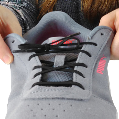 Fit To Be Tied Shoe Laces Elas-Black 24  pr (Dressing Aids) - Img 5