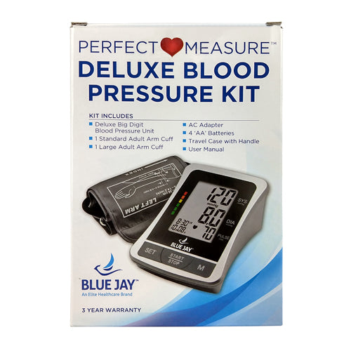 Deluxe Perfect Measure Blood Pressure Kit w/2 Cuffs (Auto-Inflate Digital B.P units) - Img 7