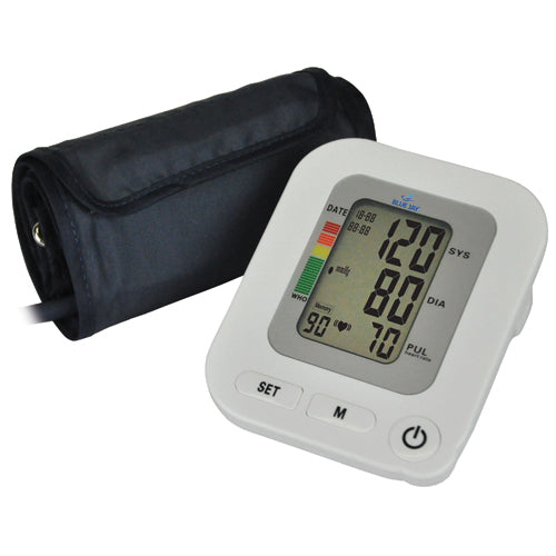 Full Automatic Blood Pressure w/Extra Large Cuff & 4 AA Batt (Auto-Inflate Digital B.P units) - Img 1