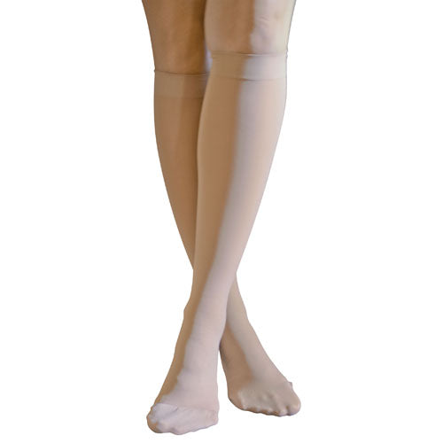 Anti-Embolism Stockings  Large 15-20mmHg  Below Knee  ClsdToe (Anti-Em Stockings) - Img 1