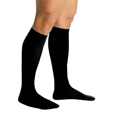 Men's Firm Support Socks 20-30mmHg  Black  Small (Men's 20-30 Socks) - Img 1