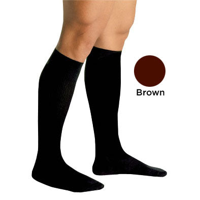 Men's Firm Support Socks 20-30mmHg  Brown  Extra Large (Men's 20-30 Socks) - Img 1