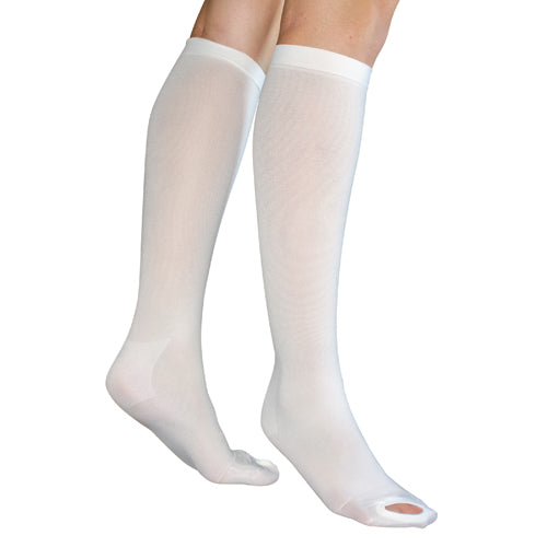 Anti-Embolism Stockings Md/Reg 15-20mmHg Below Knee  Insp Toe (Anti-Em Stockings) - Img 1