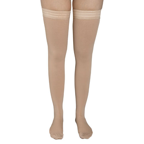 Firm Surg Weight Stkngs  Small 20-30mmHg Thigh StayUp Top CT. (20-30 Thigh High) - Img 1