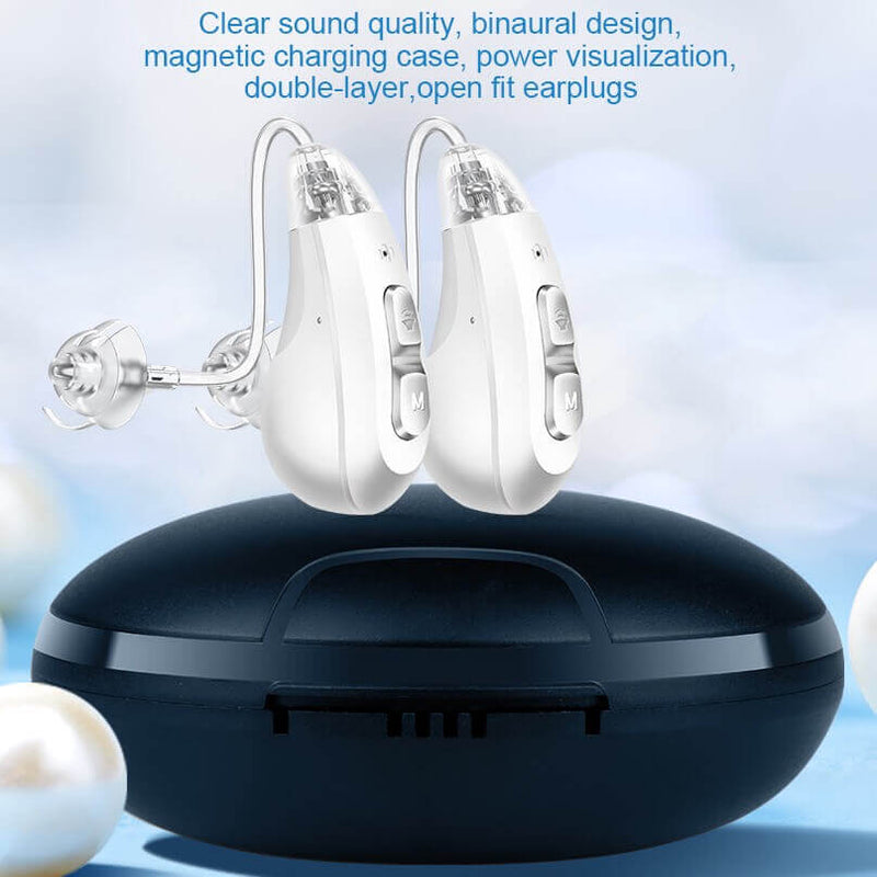 BlackPearl™ Rechargeable Hearing Aids (Pair) 👂💥