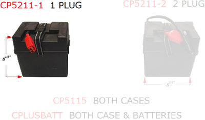 Battery Box only for Cirrus Plus  One Cable (Wheelchairs - Power) - Img 1