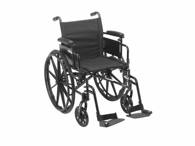 Cruiser X4 W/C 18  w/ELR & Ht Adj Flip-Back Full Arms (Wheelchairs - Lightweight K3/4) - Img 1