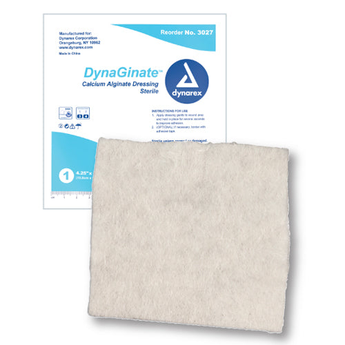 DynaGinate Calcium Alginate Dressing 4.25 x4.25  Bx/10 (Advanced Wound Care Dressings) - Img 1