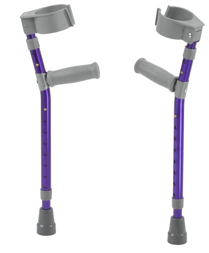 Pediatric Forearm Crutches(pr) Knight Blue 4&