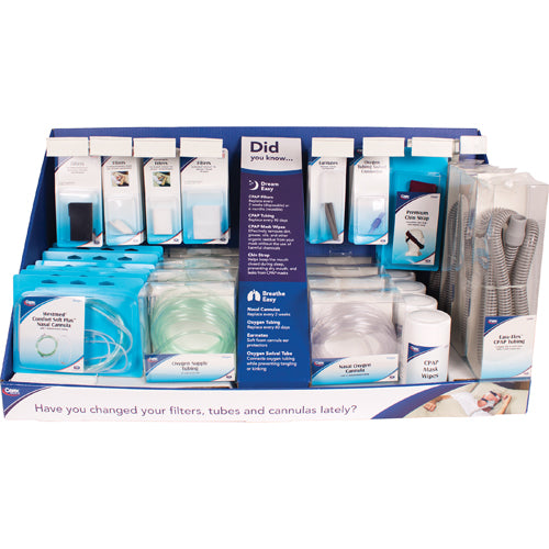 CPAP Respiratory Counter Display 54 Pieces Plus Display (CPAP Accessories) - Img 1