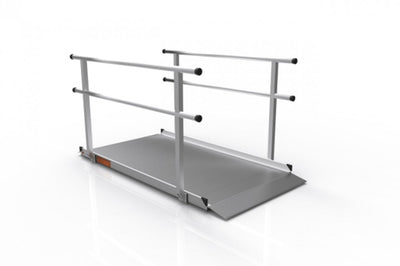 Portable Ramp  Solid Surface 6' w/Handrails Two-Line 3G (Wheelchair - Ramps) - Img 1