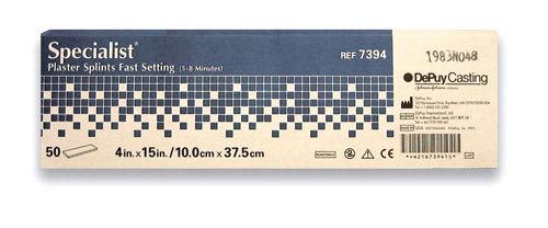 Specialist Plaster Splints Fast Setting 4  X 15  Bx/50 (Plaster Splints) - Img 1