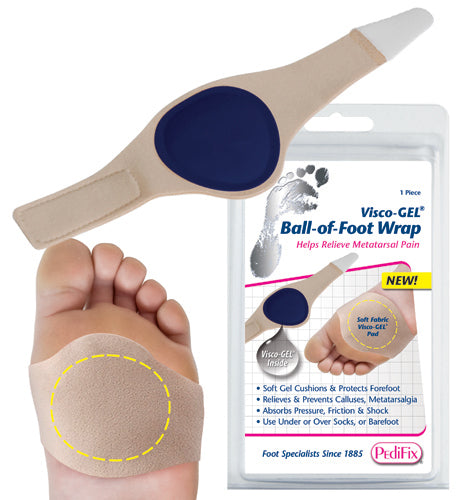 Visco-Gel Ball-of-Foot Wrap Large (Metarsal Cushions & Pads) - Img 1