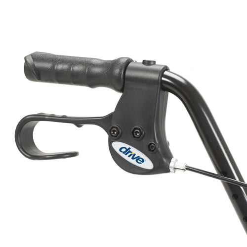 Rollator  Aluminum w/Fold-Up & Remov Back  Padded Seat Red (Standard 4-Wheel Rollators) - Img 3