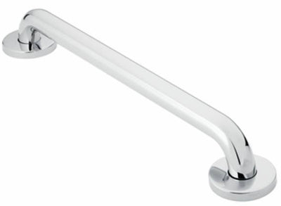 Moen Grab Bar  24  SecureMount Polished Stainless Cnceal Scrw (Grab Bars/Accessories) - Img 1