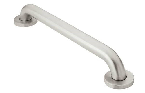 Moen Grab Bar  18  SecureMount Stainless Steel  Cnceald Scrws (Grab Bars/Accessories) - Img 1