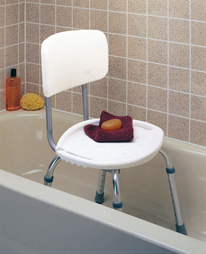 Bath & Shower Seat Adj w/Back (Retail) (Bath& Shower Chair/Accessories) - Img 2