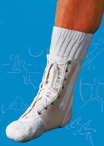 Ankle Splint Lace-Up Canvas Medium Sportaid (Ankle Braces & Supports) - Img 1