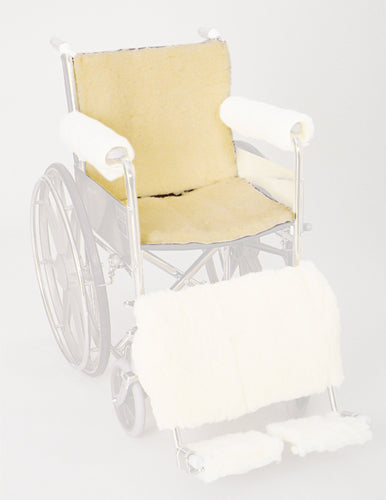 Synthetic Sheepskin Wheelchair Seat & Backrest Pads (Wheelchair - Accessories/Parts) - Img 1