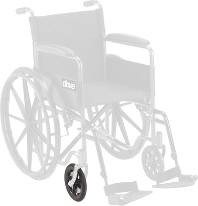 Caster only for Silver Sport Wheelchair  19cm  PVC  1ea (Wheelchair - Accessories/Parts) - Img 1