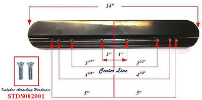 Universal Wheelchair Vinyl Full Armpad only  ea (Wheelchair - Accessories/Parts) - Img 1