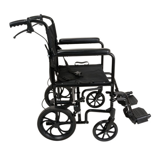 ProBasics Aluminum Transport Chair  12  Wheels (Wheelchair - Transport) - Img 5