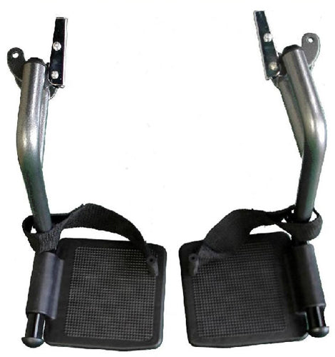 Replacement Footrests for Drive TR39E-SV (Silver Vein) (Wheelchair - Accessories/Parts) - Img 1