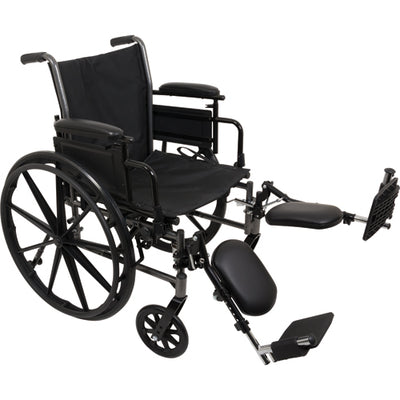 K3 Wheelchair 18 x16  Flip Up Height Adj Desk Arms ELR (Wheelchairs - Standard) - Img 1