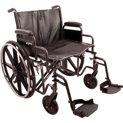 Wheelchair 24   Removable Desk Length Arms  Swing Away F.R (Wheelchairs - X-Wide) - Img 1