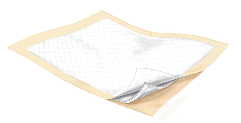 Wings Plus Underpads, Disposable, Heavy Absorbency, Beige, 30 X 30 Inch, 1 Case of 80 (Underpads) - Img 1