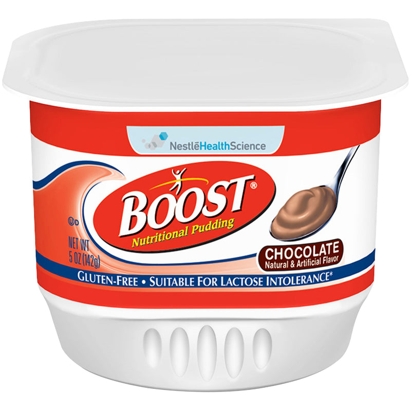 Boost® Nutritional Pudding Chocolate Oral Supplement, 5 oz. Cup, 1 Carton of 4 (Nutritionals) - Img 1