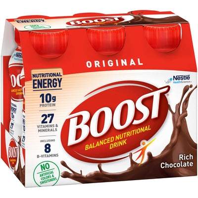 Boost® Original Chocolate Oral Supplement, 8 oz. Bottle, 1 Pack of 6 (Nutritionals) - Img 5