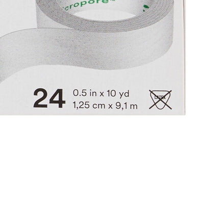 3M™ Micropore™ Paper Medical Tape, 1/2 Inch x 10 Yard, White, 1 Roll (General Wound Care) - Img 3