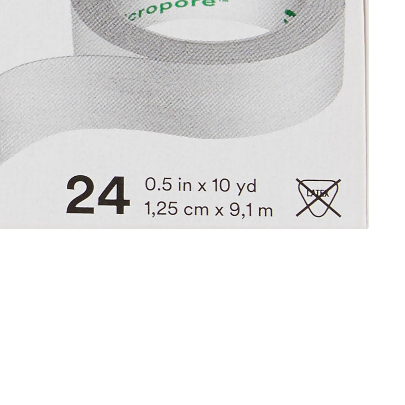 3M™ Micropore™ Paper Medical Tape, 1/2 Inch x 10 Yard, White, 1 Box of 24 (General Wound Care) - Img 3