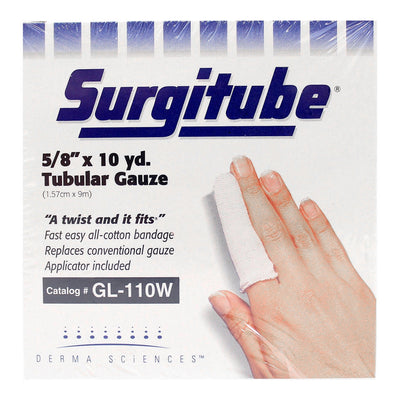 Surgitube® Tubular Retainer Dressing, Size 1, 5/8 Inch x 10 Yard, 1 Each (General Wound Care) - Img 1