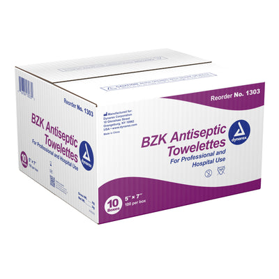 dynarex® Scented BZK Antiseptic Towelettes, Individual Packet, 1 Case of 10 (Skin Care) - Img 3