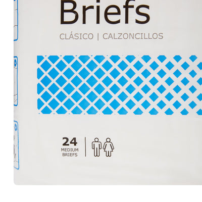 McKesson Classic Light Absorbency Incontinence Brief, Medium, 1 Bag of 24 () - Img 5