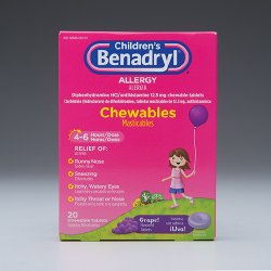 Children's Benadryl® Diphenhydramine Children's Allergy Relief, 1 Case of 480 (Over the Counter) - Img 3