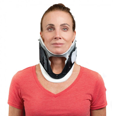 ProCare® Rigid Cervical Collar, One Size Fits Most, Adjustable Height, 1 Each (Immobilizers, Splints and Supports) - Img 1