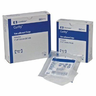 Curity™ Oil Emulsion Impregnated Dressing, 3 x 8 Inch, 1 Case of 216 (Advanced Wound Care) - Img 1