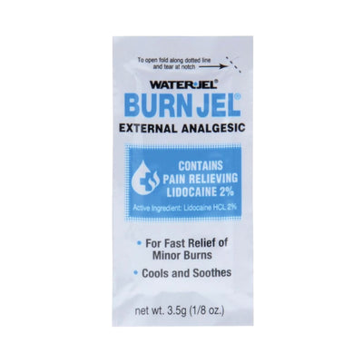 Water Jel® Burn Jel® Lidocaine Burn Relief, 1 Box of 25 (Over the Counter) - Img 4