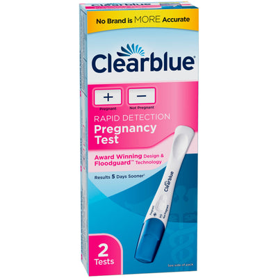 Clearblue® hCG Pregnancy Home Rapid Test Kit, 1 Box of 2 (Test Kits) - Img 2