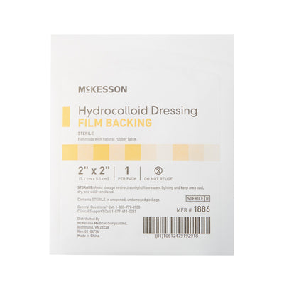 McKesson Hydrocolloid Dressing, 2 x 2 Inch, 1 Box of 20 (Advanced Wound Care) - Img 5